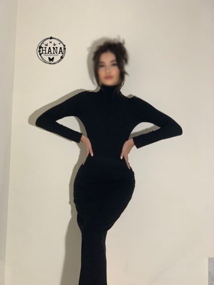 مدل ماکسی بلند یقه اسکی
